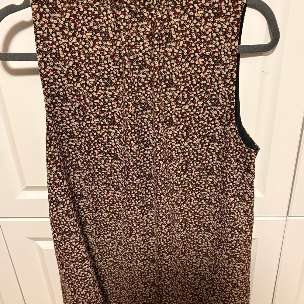 J.Crew x Hatch Floral Sleeveless V-Neck Maternity Blouse Top Size M-L - Picture 2 of 9